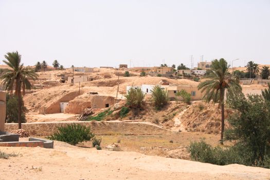 very old desert city in the tunisia 