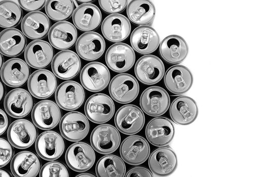 empty cans as very nice drink background