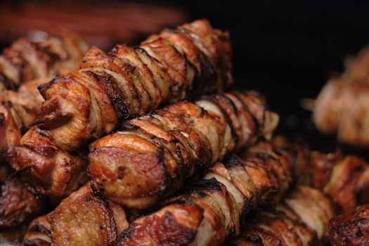 grilled meat as very nice food background
