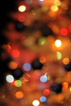 very nice christmas background from the lights 