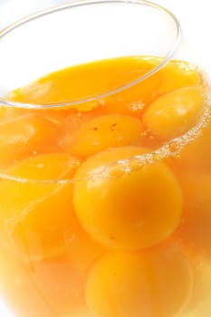 fresh raw eggs as interesting food background