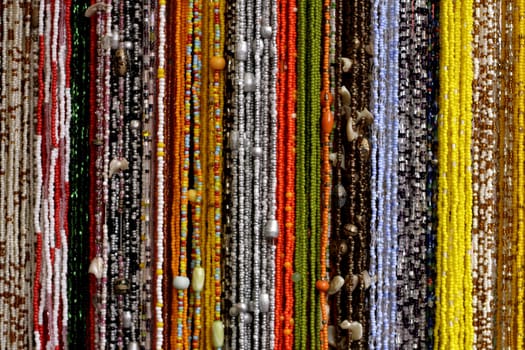 jewelry background from the very nice color beads and minerals 