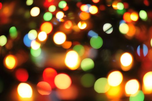 very nice christmas background from the lights 