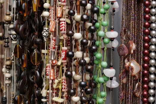 jewelry background from the very nice color beads and minerals 