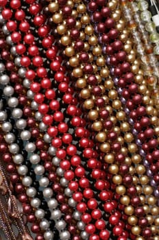 jewelry background from the very nice color beads and minerals 