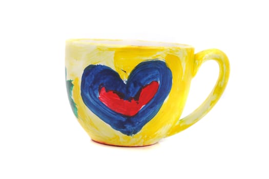 easy love cup isolated on the white background
