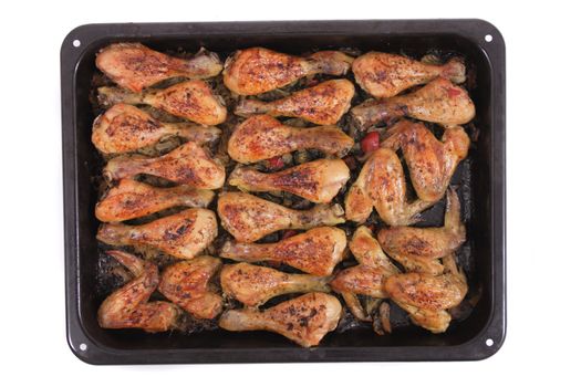 grilled chicken legs as nice food background