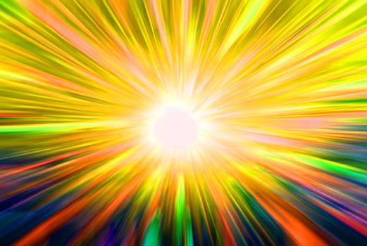 abstract explosion background generated by the computer