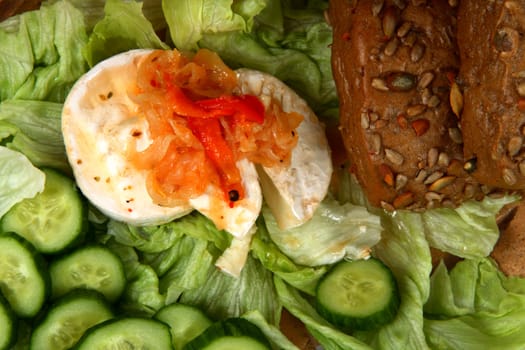 cheese and vegetable as very nice food background