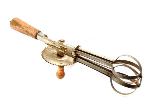 old mixer isolated on the white background