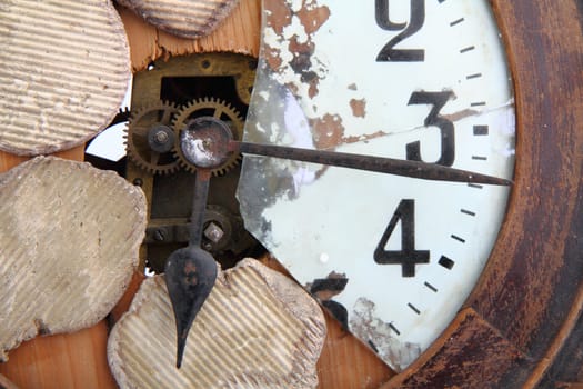 old clock as very nice time background 