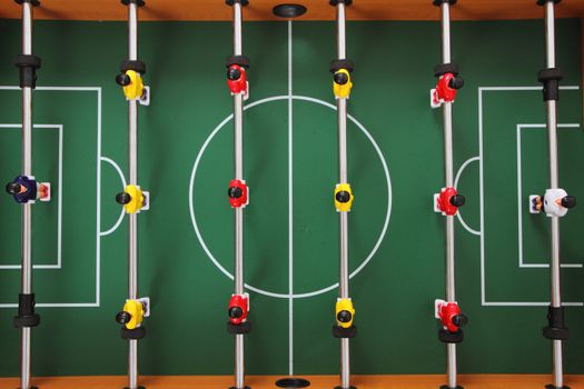 table soccer game as nice sport background