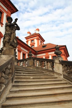 Troja castle in the Prague in Czech republic