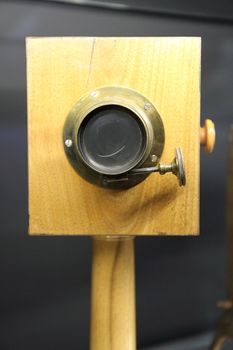 very old wooden camera as nice photo background