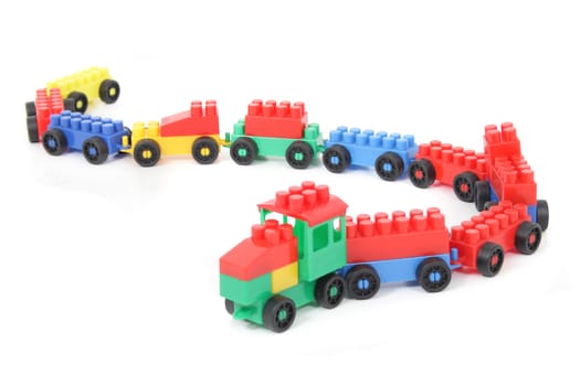 plastic train