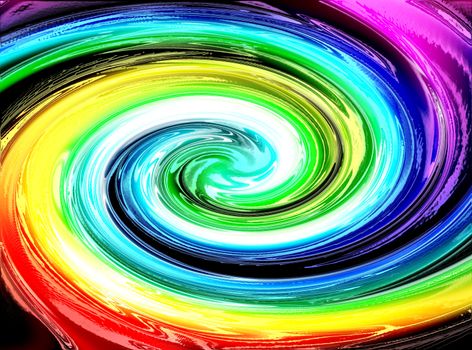 abstract color rainbow background generated by the computer