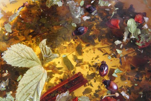 herbal tea as very nice natural drink background
