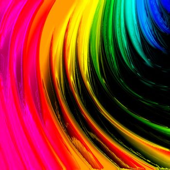 abstract color rainbow background generated by the computer