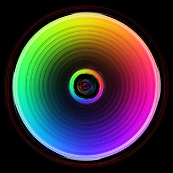 abstract color rainbow background generated by the computer