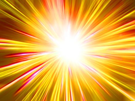 abstract explosion background generated by the computer