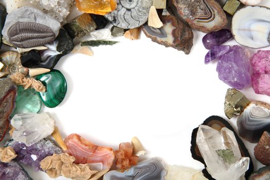 minerals and gems as very nice natural background