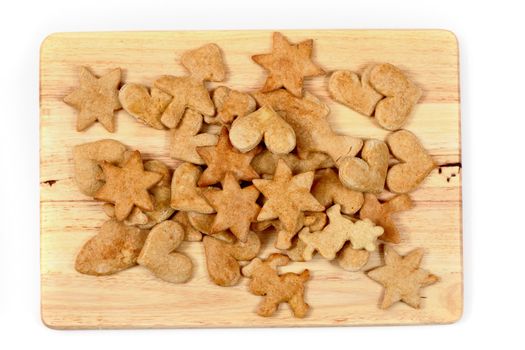 christmas gingerbread as nice holiday food background