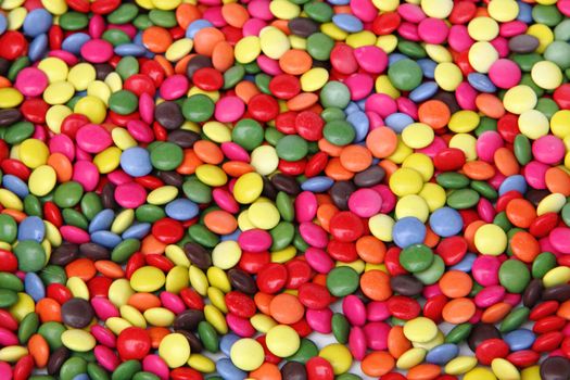 color candies as very easy sugar background