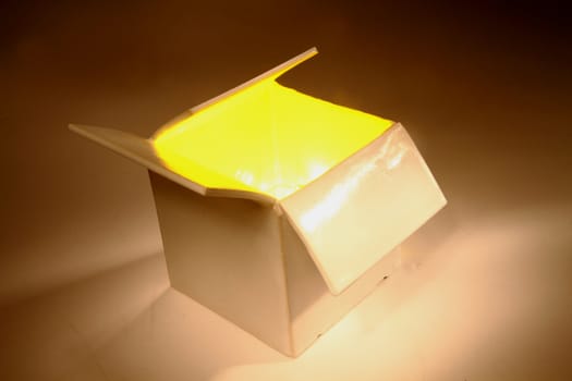 color box in the dark in the dark night