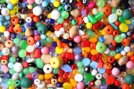 colro beads as very nice toy background