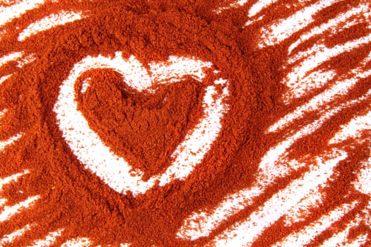 nice spice heart as very nice valentine and mothers day background