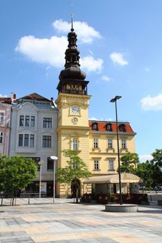 city hall in Ostrava on the main sqare (Czech republic)