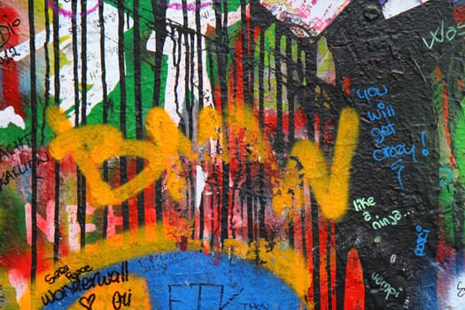 abstract street art as nice graffity baclground