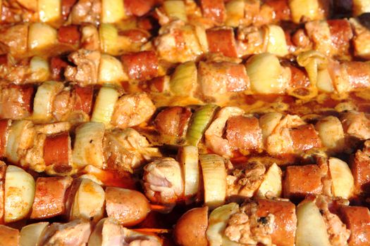 grilled meat as very nice gourmet food background