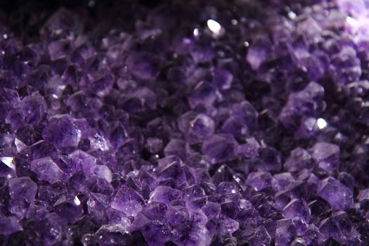 amethyst as very nice violet mineral background