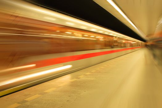 subway station in the Prague (heart of erurope)