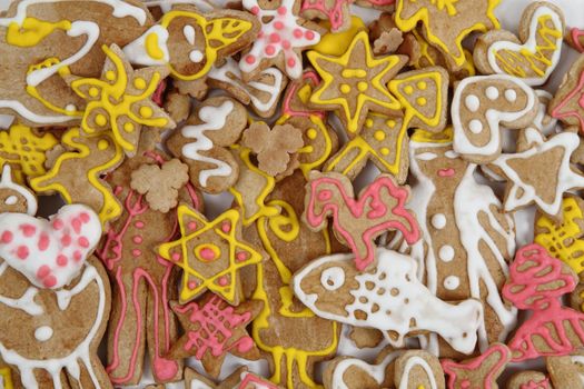 christmas gingerbread as very nice holiday background
