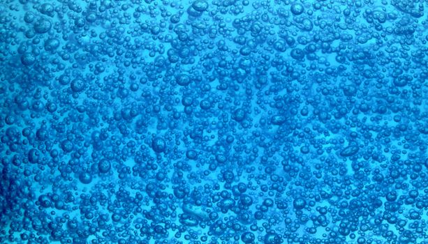 abstract oxygen and water background in the blue color