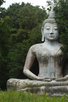 Buddha statues at a temple in Thailand