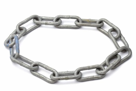 Chains isolated on white background 