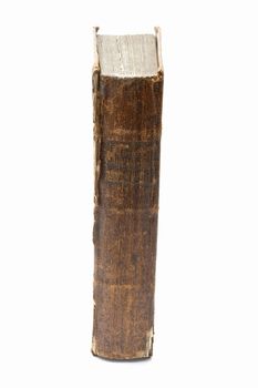 Old book isolated on white background 