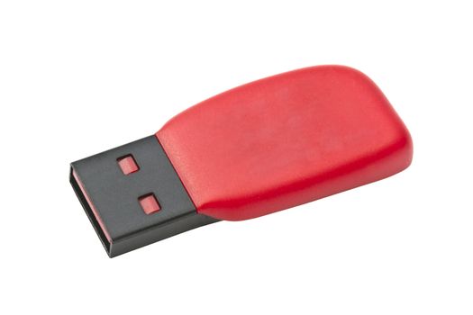 USB memory stick isolated on white 