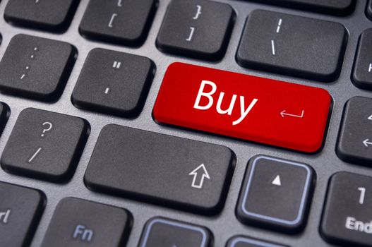 a buy message on keyboard key, for online shopping or stock market investment concepts.