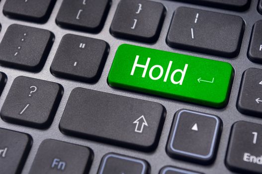 to illustrate hold concepts in stock trading.