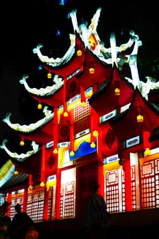 Traditional Chinese lanterns at the Lantern Festival