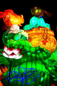 Traditional Chinese lanterns at the Lantern Festival