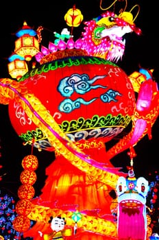 Traditional Chinese lanterns at the Lantern Festival