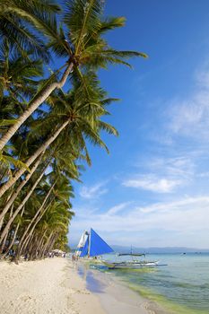 The beautiful nature of Boracay Island, Philippines