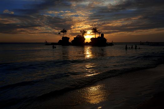 The beautiful nature of Boracay Island, Philippines