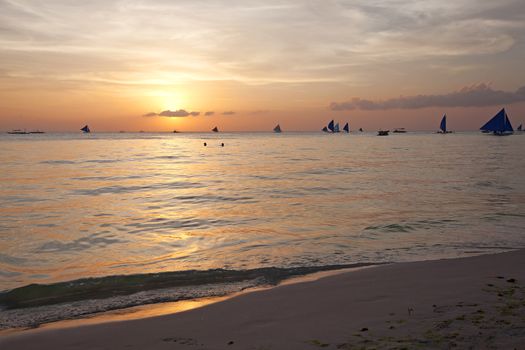 The beautiful nature of Boracay Island, Philippines