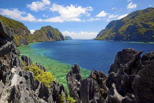 Untouched nature in El Nido, Palawan, Philippines